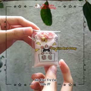 Móc Khóa Yushou Sức Khỏe Trẻ Em - Mẫu 37 (Kiểu Omamori) Có sẵn