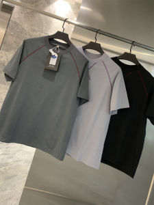 Comfortable Casual round Neck Short Sleeve T-Shirt for Men Skin-friendly Summer Fashion Design Loose Fit Youth Regular Length