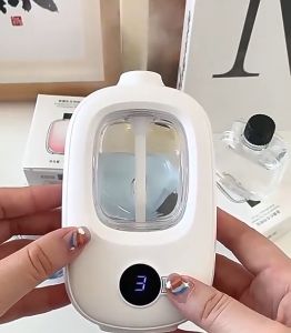 Automatic Aroma Diffuser for home humidifier scented oil air freshener scent rechargeable diffuser essential oils Aromatherapy Fragrance Machine Digital Display automatic diffuser spray for room bathroom freshener living room air revitalizer hotel scent
