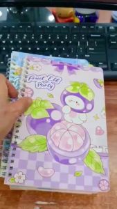 [HCM] Sổ lò xo A5 kẻ ngang 120 trang 70gsm 140x207mm lò xo kép sổ tay ghi chép tiện lợi -Randy