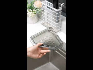 Triangular Magnetic Drain BasketKitchen Sink Drain Basket Drain Rack