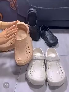 Mans simple eva slip on slider shoes