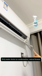 500ml Aircon Cleaner Spray Air Conditioner Cleaning Agent Dust Removal Sterilization Freshening Spray for Home Car Split Type A/C