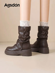 Agsdon | Boosted Stylish Western Boots for Women