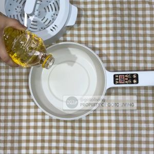 Goto Hideki Panci Listrik 1.8L Fry Pan Elektrik Penggorengan Serbaguna