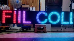 Running Text P10 2x6 Panel Ukuran 37x197 cm Outdoor Lampu Fluorescent Aluminium Pilihan Warna Rgb Dan Clear - Lazada