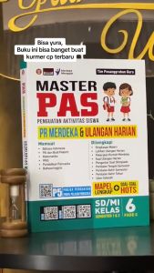Buku Master PAS untuk SD/MI Kelas 6 (Fase C) | PR Merdeka & Ulangan Harian / Kurikulum Merdeka