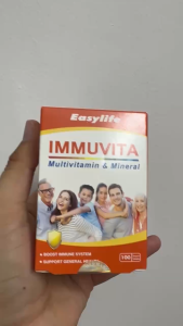 Viên uống Immuvita Easylife bổ sung vitamin và khoáng chất cho cơ thể tăng sức khỏe (100 viên)
