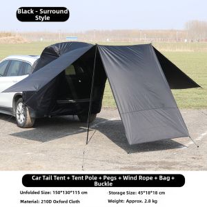 EUSSUE | Car Rear Tent for Outdoor Camping