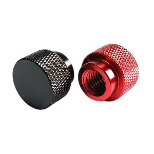 2pcs Aluminum Alloy Hand-Tightened Step Nut M5 M6 M8 M10 Knurled Blind Hole Nut Fine-Adjustment Hand-Tightened Nut