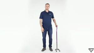 High Quality Quad Cane Adult Heavy Duty Tungkod Baston Stick Cane for Elders Seniors Daily Walking Support