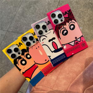 Cute Little New Block iPhone Case Cartoon Style Full Protection Soft Shell for Apple Compatible with iPhone17/16Promax/15/14Plus/13Pro/12/11