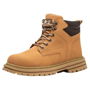 DINGGU | Puncture Proof Steel Toe Safety Boots Martin Boots High Ankle Winter Shoes