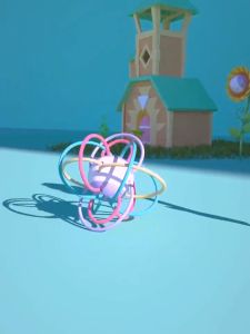 Teather Bayi Bahan Silikon BPA Free Gigitan Bola Manhattan