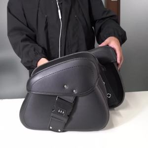 Universal PU Motorcycle Saddlebag Side Tool Pouch Luggage Package Saddle Bags For Honda Yamaha Suzuki Harley 883 Backseat Bag