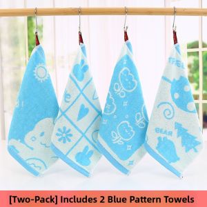 Ultra Soft Pure Cotton Childrens Face Wash Towel Baby Special Use Absorbent Handkerchief for Home Use Toddler Kids Supplies