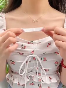 Double Sided Adhesive Safe Lingerie Tape Invisible Body Clothing Clear Bra Strip防走光贴胸贴双面