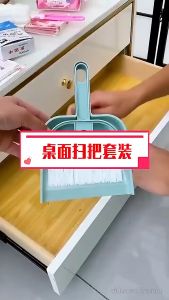 Mini Dustpan Cleaning Broom Set Multipurpose Sweeping Hand Brush Drawer Dust Cleaner / Penyapu Habuk Kecil