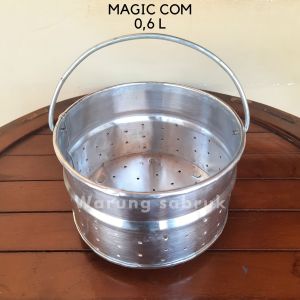 SARANGAN NASI UNTUK MAGIC COM 06LITER TEBAL ANTI KARAT ANTI LENGKET/ANTI LUNTUR (UNTUK MENGHASILKAN NASI RENDAH GULA/LOW CARBO)