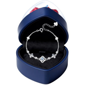 East Beauty | Luxury Silver Moissanite Bracelet