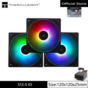 Thermalright TL-S12-S chassis fan high performance 4pin PWM 12 cm ARGB aperture fan