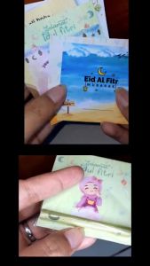 Amplop Lebaran Idul Fitri (isi 50pcs) Amplop Karakter Angpao Lucu