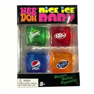 Schylling NeeDoh Nice Cube Squishy Sensory Toy Stress Relief Squeeze Block Vent Fidget Toy for Autism ADHD Decompression Gift
