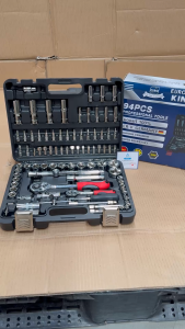 EURO KING TOOLS ชุดบล็อก 94ชิ้น/ชุด 1/21/4 สินค้ามาตรฐานเยอรมัน เหล็กคุณภาพดี CR-V ของแท้ แข็งแรง ทนทาน *ถ่ายรูปสินค้าจริง*