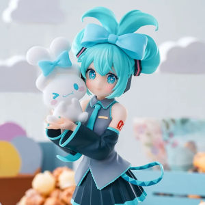 Bandai | Hot 21CM Anime Hatsune Miku Figure Anime Peripheral Collectible Models Decorative Decorations Children Kawaii Gift