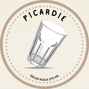 Picardie Tumbler 400 mL | Picardie Glassware | Gelas Minum Kaca Cafe