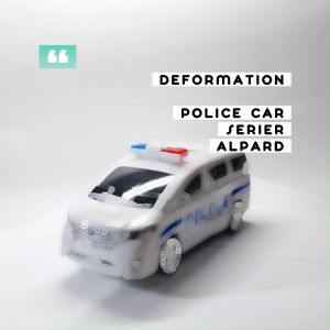 Mainan Robot Transformasi Mobil Polisi Alpard Police Vangliard - Mainan Cowok Edukatif