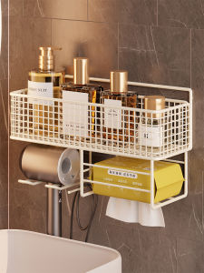 No-drill Bathroom Wall Mounting Shelf