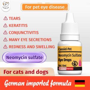 8 ml Eye Drops for Pet Cat Dogs Eye Infection Opthalmic veterinary recommends anti-inflammatory