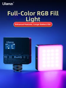 Ulanzi | Đèn LED RGB Nhỏ Gọn Cho Quay Phim Livestream Tự Sướng