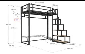 Loft bed customize Singapore /bomb shelter/store room/utility room/helper room/smaller room
