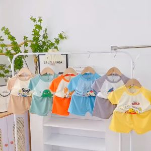 Bộ thun lạnh cho bé trai và bé gái 6-17 kg