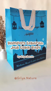 3 pcs Tas Lebaran Super Jumbo 40x30x15cm Laminasi Tebal | Tas Parcel Idul Fitri | Tas Hampers Lebaran Besar | Tas Parcel Idul Fitri Laminasi | Goodie Bag Lebaran Murah | Tas Hampers Hari Raya LTM
