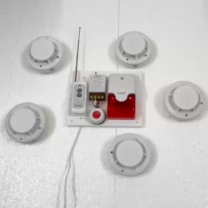 Bộ chuông cảm biến khói nhà ở - tích hợp nhiều cảm biến khói-MR2