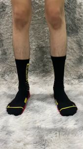 ถุงเท้ายาวหุ้มข้อเท้า ป้องกันอาการบาดเจ็บระหว่างเดิน นุ่ม สวมใส่สบายเท้า ระบายอากาศได้ดี 02-B1