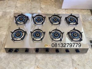 Bếp gas 8 họng cao cấp ( đầu đốt bằng đồng)