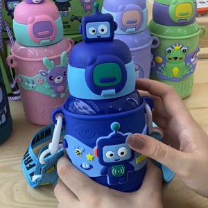 316 Stainless Steel Childrens Thermos Cup Shock-resistant Large-Capacity Thermos Cup Water Cup Boys Cup Portable Outing