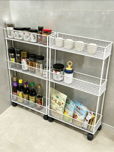 WUBUWEI | Slim Rollable Multi-function Storage Trolley