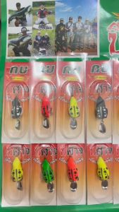 กบยาง เหยื่อตกปลา กบสกล กบยางปีศาจ รุ่น 2 ขนาด 4 cm.