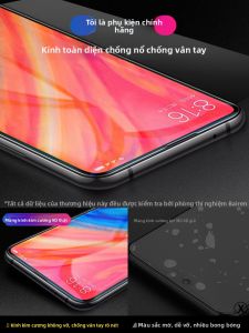 Miếng dán cường lực Mi MIX2S MIX3 MAX3 chống ánh sáng xanh chống vân tay độ nét cao
