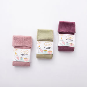 Thickened Fleece Children Snowy Cotton Socks Warm Cozy Winter Autumn Baby Boys Girls Newborn Circles Yarn Casual Style Socks