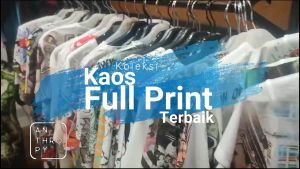 Kaos Distro Sablon Full Print SB277 Pria Oblong Baju Atasan Lengan Pendek Dewasa
