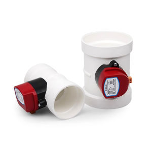 75/110MM ABS Plastic Motorized Damper PVC Check Valve Air Duct Volume Controller For Ventilation Pipe 220VAC