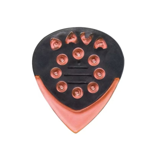 ปิ๊กกีตาร์ DAVA Jazz Grip Tips Poly Gel Pink Transparent 1.5 มม. | 3 ชิ้น | สีชมพูใส