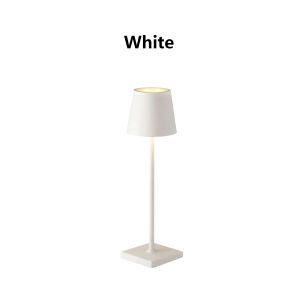 LED Table Lamp USB Rechargeable Desk Lamp Touch Sensor Bedroom Bedside Lamps Wireless Office Study Reading Light Bar Room Decor