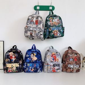 New 2025 Large Capacity Cartoon Backpack School Bag for Kindergarten Children Double Shoulder Bag Mountain Sea Canon
